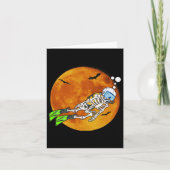 Halloween Scuba Diver Karte (Vorderseite)