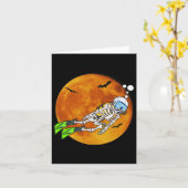 Halloween Scuba Diver Karte (Gelbe Blume)