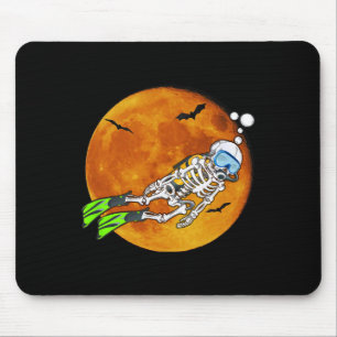 Halloween Scuba Diver Mousepad
