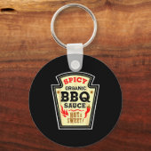 Halloween Scy Bbq Sauce Funny Food Costume Men Wom Schlüsselanhänger (Vorderseite)