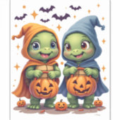 Halloween Sea Turtle Ghost Turtles T - Shirt Aufkleber (Vorderseite)