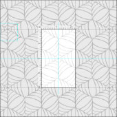 Halloween Seamless Coblics Geometric Pattern Funny Stoff (Kachel)