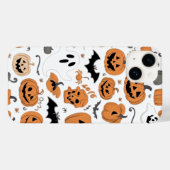Halloween Seamless Pattern Tapestory Spooky & Fun Case-Mate iPhone Hülle (Rückseite (Horizontal))