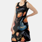 Halloween seamless pattern with halloween pumpkin, schürze (InSitu)