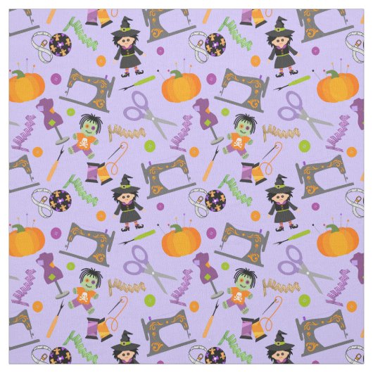 Halloween Seamstress Nähbegriffe Stoff (Muster)