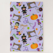 Halloween Seamstress Sewing Notions Puzzle (Vertikal)