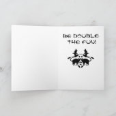 Halloween Seht doppelte Grußkarte Karte (Innenseite)