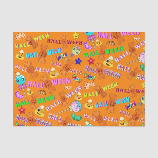 Halloween Seidenpapier (Vorderseite)