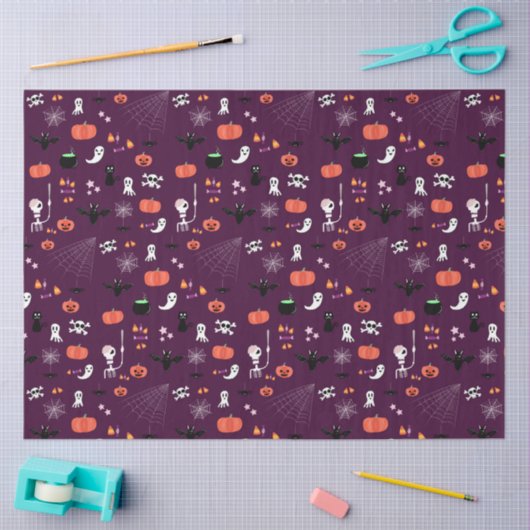 Halloween Seidenpapier (Basteln)