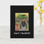 Halloween Selena Karte (Gelbe Blume)