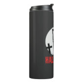 Halloween Sensenmann Friedhofsdesign Thermosbecher (Nach links gedreht)