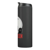 Halloween Sensenmann Friedhofsdesign Thermosbecher (Nach rechts gedreht)