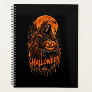 Halloween Sensenmann-Kürbis-Gothic-gruseliges Desi Planer