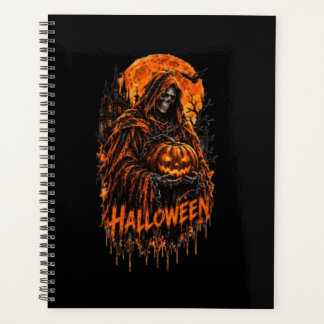 Halloween Sensenmann-Kürbis-Gothic-gruseliges Desi Planer