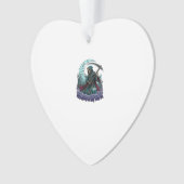 Halloween Sensenmann Sense Laterne Kaputter Mond_1 Ornament (Vorderseite)