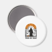 Halloween Sensenmann Streich oder Saechsisch Gruse Magnet (Vorderseite/Rückseite)
