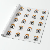 Halloween Sensenmann Streich oder Saß Süßigkeiten Geschenkpapier (Ungerollt)