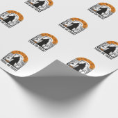 Halloween Sensenmann Streich oder Saß Süßigkeiten Geschenkpapier (Ecke)