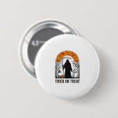 Halloween Sensenmann Süßes oder Saures Vintage Gru Button (Vorne & Hinten)