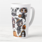 Halloween Series Digital Art Latte Tasse (Rechte Ecke)