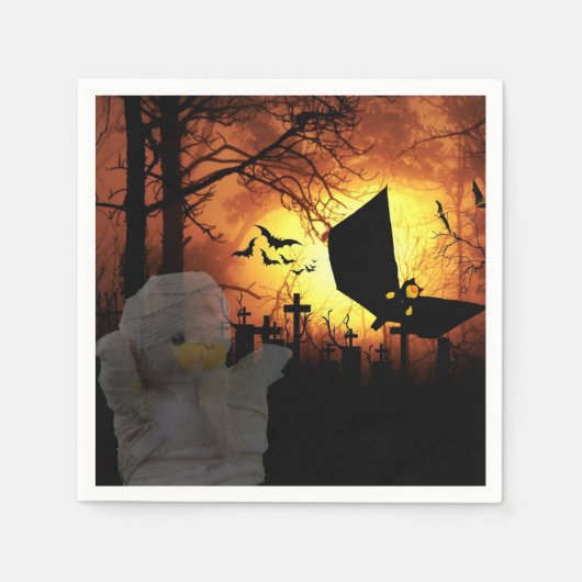 Halloween Serviette (Vorderseite)