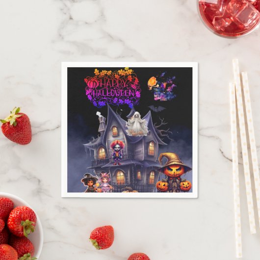 Halloween Serviette (Beispiel)