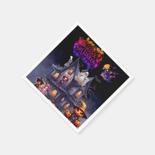 Halloween Serviette (Ecke)