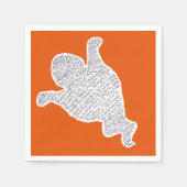 Halloween Serviette (Vorderseite)