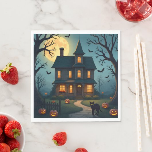 Halloween Serviette (Beispiel)