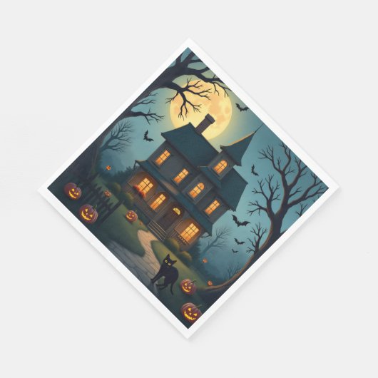 Halloween Serviette (Ecke)