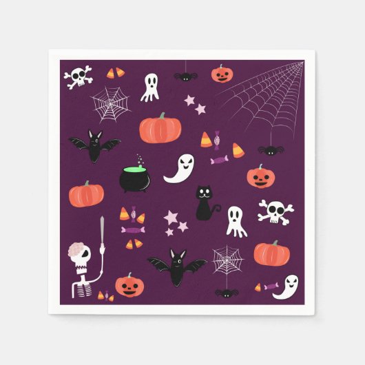 Halloween Serviette (Vorderseite)