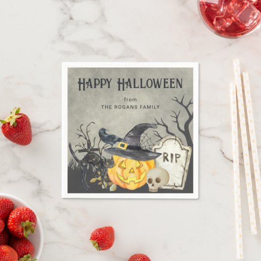 Halloween Serviette (Beispiel)