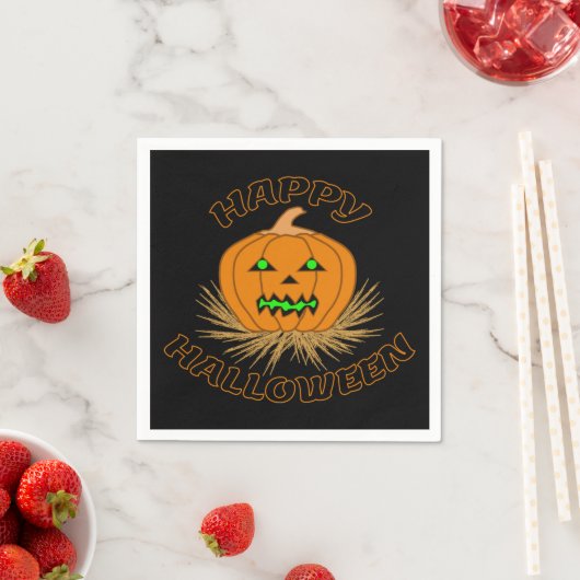 HALLOWEEN SERVIETTE (Beispiel)