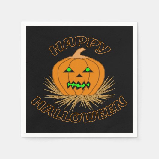 HALLOWEEN SERVIETTE (Vorderseite)