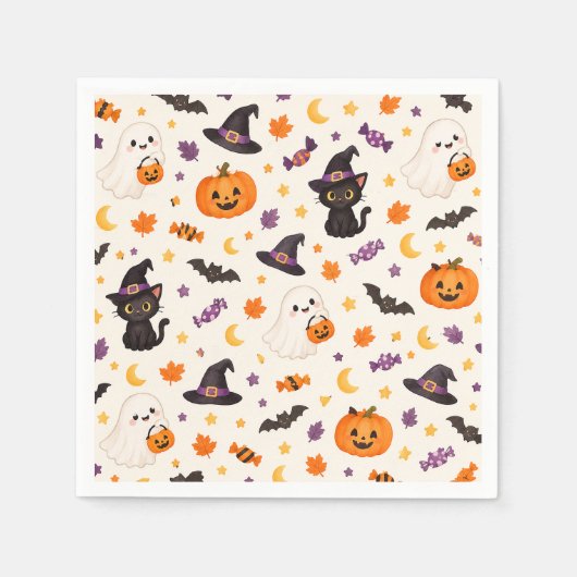 Halloween Serviette (Vorderseite)