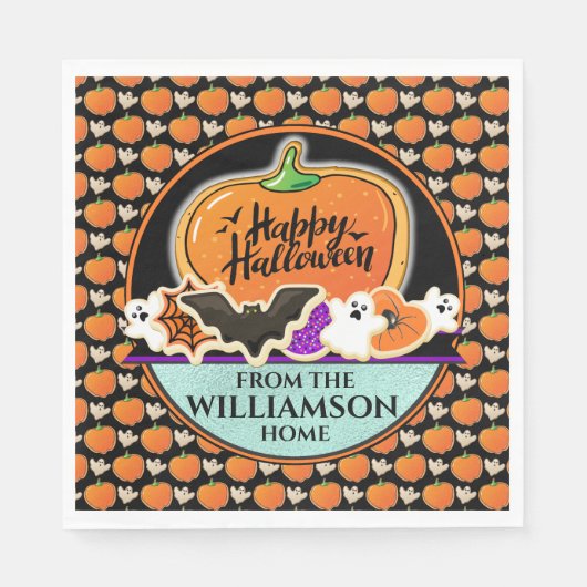 Halloween Serviette (Vorderseite)