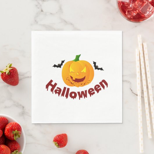 Halloween Serviette (Beispiel)