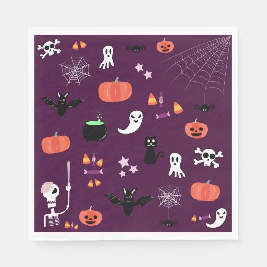 Halloween Serviette (Vorderseite)