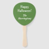 Halloween-Set für benutzerdefinierte Texthandschuh Fächer (Rückseite)