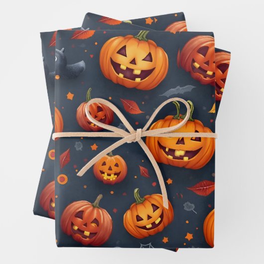 Halloween-Set für Wrapping Paper Geschenkpapier Set (Beispiel)