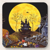 Halloween-Set Korken unterstützte Untersetzer, Untersetzer (Vorderseite)