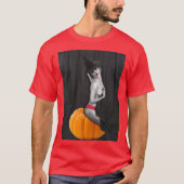 Halloween Sexy Pinup Witch Babe Mens Red T - Shirt (Vorderseite)