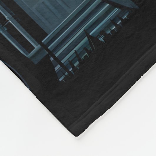 Halloween Shadow Cat Blanket Fleecedecke (Ecke)