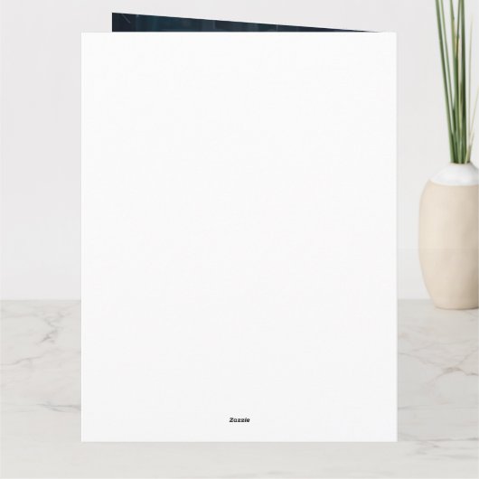 Halloween Shar Pei mit Pumpkins Beängstigend Karte (Rückseite)