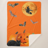 Halloween Sherpa Blanket Sherpadecke (Vorderseite)
