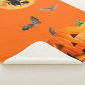 Halloween Sherpa Blanket Sherpadecke (3/4)