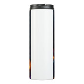 Halloween Shetland Sheepdog mit Pumpkins Beängstig Thermosbecher (Rückseite)