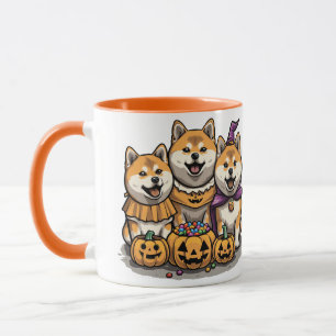 Halloween Shiba Inu Hunde Tasse