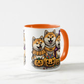 Halloween Shiba Inu Hunde Tasse (VorderseiteRechts)