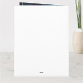 Halloween Shiba Inu mit Pumpkins Beängstigend Karte (Rückseite)